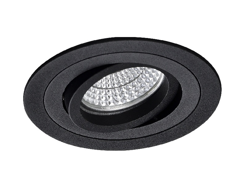 EMPOTRADO ALUMINIO GU-10 NEGRO-