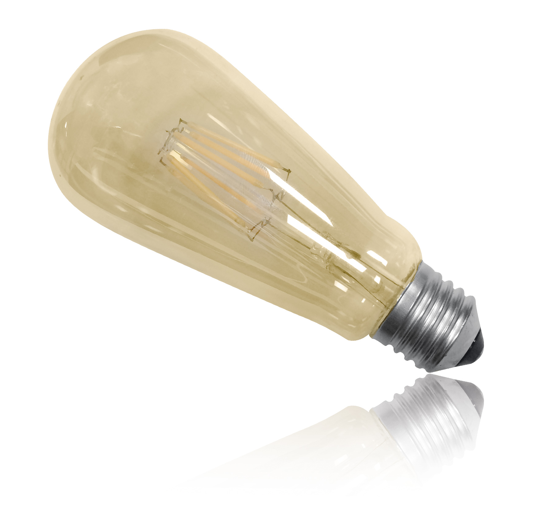 BOMBILLA LED 8W. AMBAR E-27