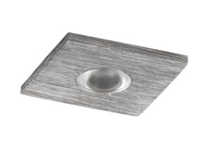 MINI EMPOTRADO LED 3W. CUADRADO ALUMINIO-