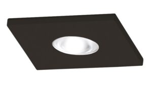 MINI EMPOTRADO LED 3W. CUADRADO NEGRO-