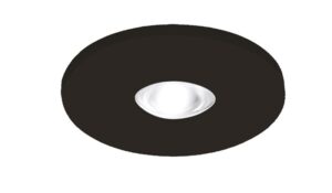 MINI EMPOTRADO LED 3W. REDONDO NEGRO-