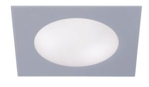 DOWNLIGHT LED 18W. CUADRADO CRISTAL GRIS