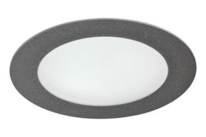 DOWNLIGHT LED 18W. REDONDO CRISTAL GRIS METALIZADO