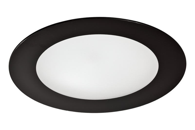 DOWNLIGHT LED 24W. REDONDO CRISTAL NEGRO