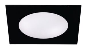DOWNLIGHT LED 18W. CUADRADO CRISTAL NEGRO