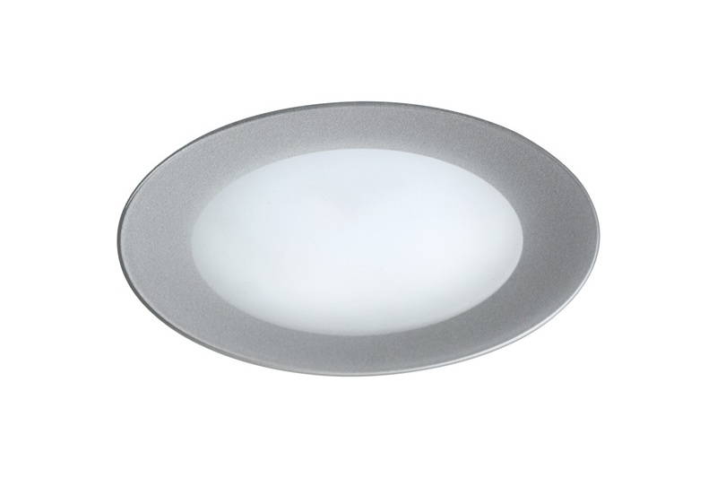 DOWNLIGHT LED 24W. REDONDO CRISTAL PLATA