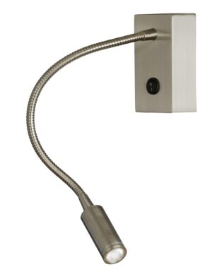 APLIQUE LECTOR 3W. EQUIPO NIQUEL SATINADO-