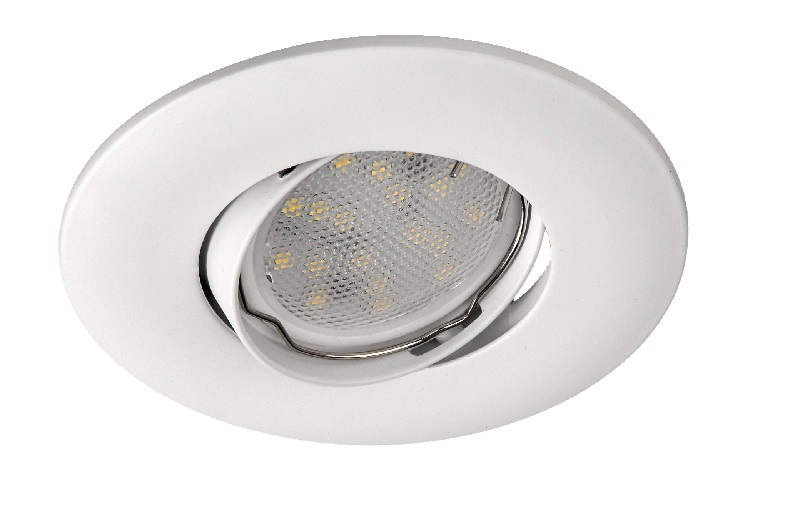 EMPOTRADO ALUMINIO GU-10 GRANDE BLANCO-