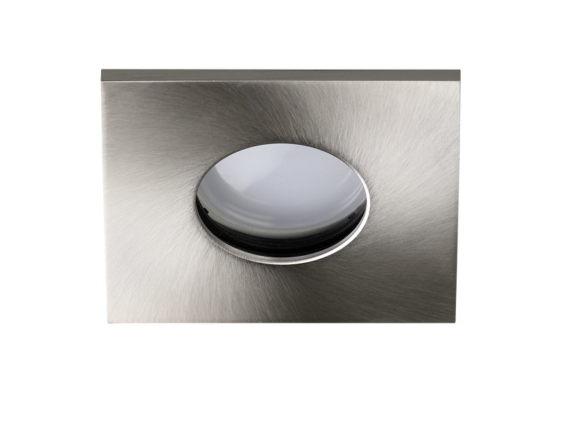 EMPOTRADO GU-10 ALUMINIO BAÑO IP NIQUEL SATINADO-