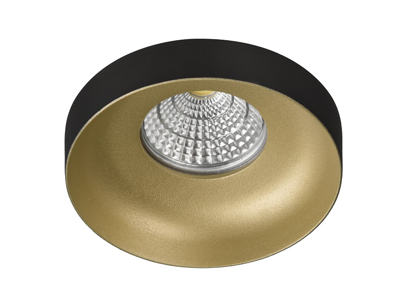 EMPOTRADO ALUMINIO GU-10 NEGRO-ORO-