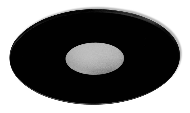 EMPOTRADO GU-10 METACRILATO CIEGO NEGRO-