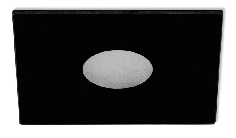 EMPOTRADO GU-10 METACRILATO CIEGO NEGRO-