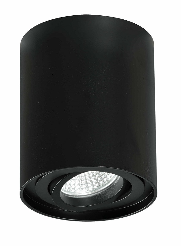 CILINDRO SUPERFICIE GU-10 NEGRO-