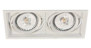 EMPOTRADO KARDAN QR-111 DOBLE BLANCO-