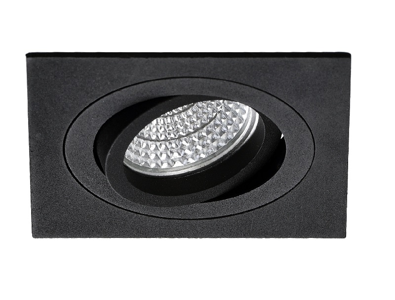 EMPOTRADO ALUMINIO GU-10 NEGRO-