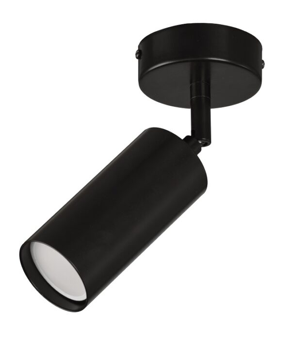 FOCO 1 LUZ GU-10 SUPERFICIE TUBO 120MM-