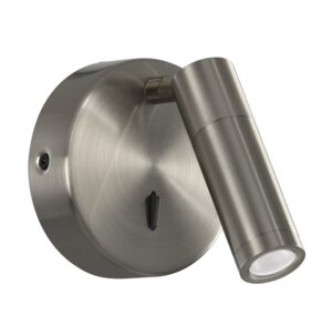 APLIQUE LECTOR 3W. G-9 NIQUEL SATINADO-