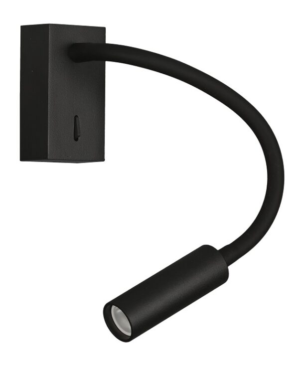 APLIQUE LECTOR 3W. G-9 FLEXIBLE NEGRO-