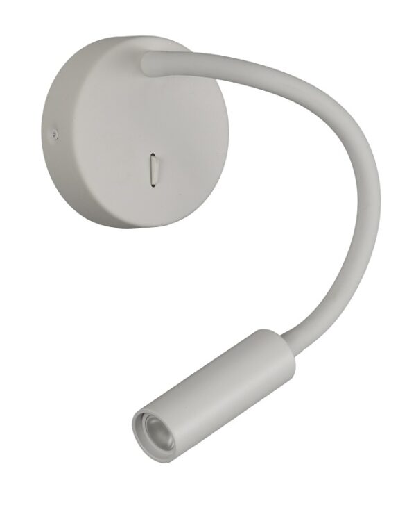 APLIQUE LECTOR 3W. G-9 FLEXIBLE BLANCO-