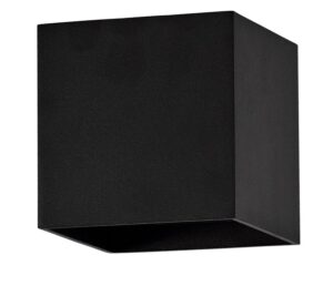 APLIQUE CUBO 4W. G-9 NEGRO-