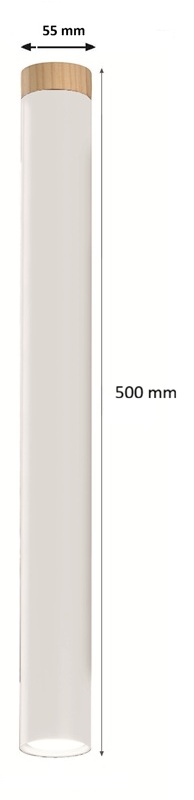 CILINDRO SUPERFICIE GU-10 BLANCO MADERA-