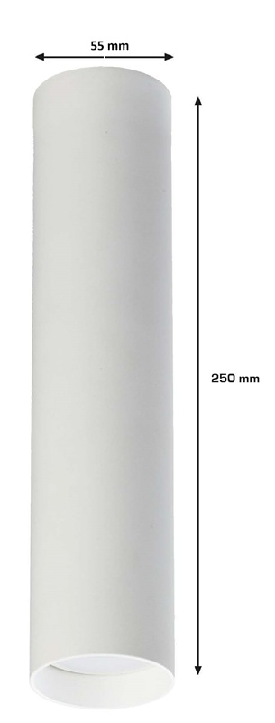 CILINDRO SUPERFICIE GU-10 BLANCO-