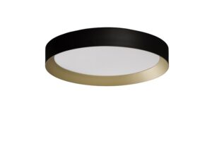 PLAFON 40W. ALUMINIO CCT NEGRO ORO-