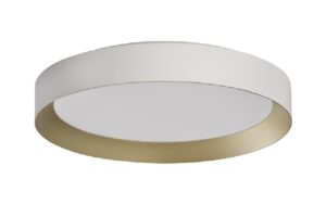 PLAFON 50W. ALUMINIO CCT BLANCO ORO-