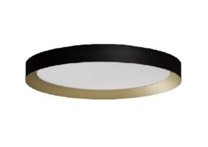 PLAFON 50W. ALUMINIO CCT NEGRO ORO-