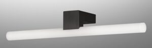 APLIQUE BAÑO 12W. NEGRO LUZ 360º-