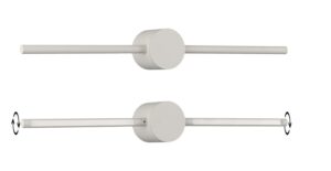 APLIQUE BAÑO 15W. ROTACION BLANCO-