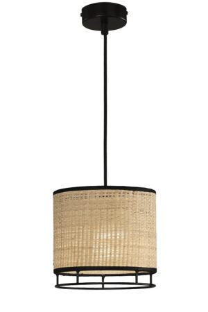 COLGANTE TELA RAFIA E-27 PEQUEÑO-