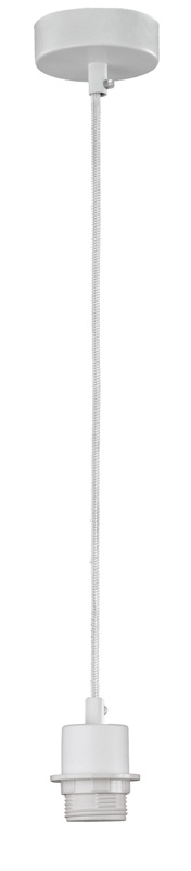 PENDEL PANTALLA E-27 BLANCO-
