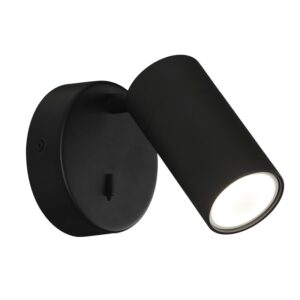 APLIQUE LECTOR GU-10 NEGRO-