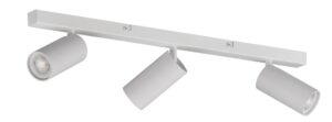 REGLETA FOCO 3 LUCES GU-10 BLANCO-