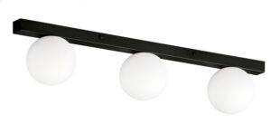 REGLETA 3 BOLAS G-9 NEGRO-