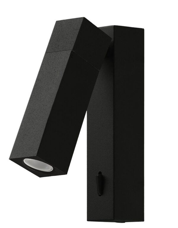 APLIQUE LECTOR CUADRADO 3W. G-9 NEGRO-