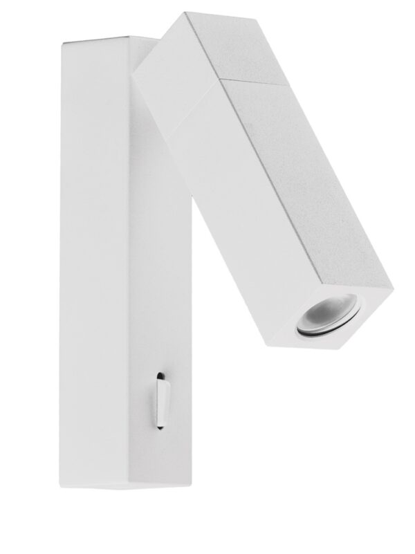 APLIQUE LECTOR CUADRADO 3W. G-9 BLANCO-