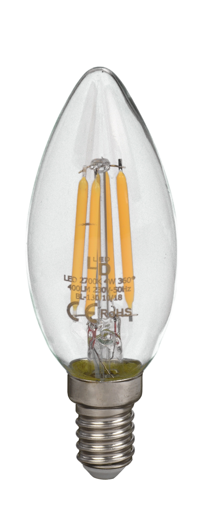 BOMBILLA LED E-14 4W. VELA