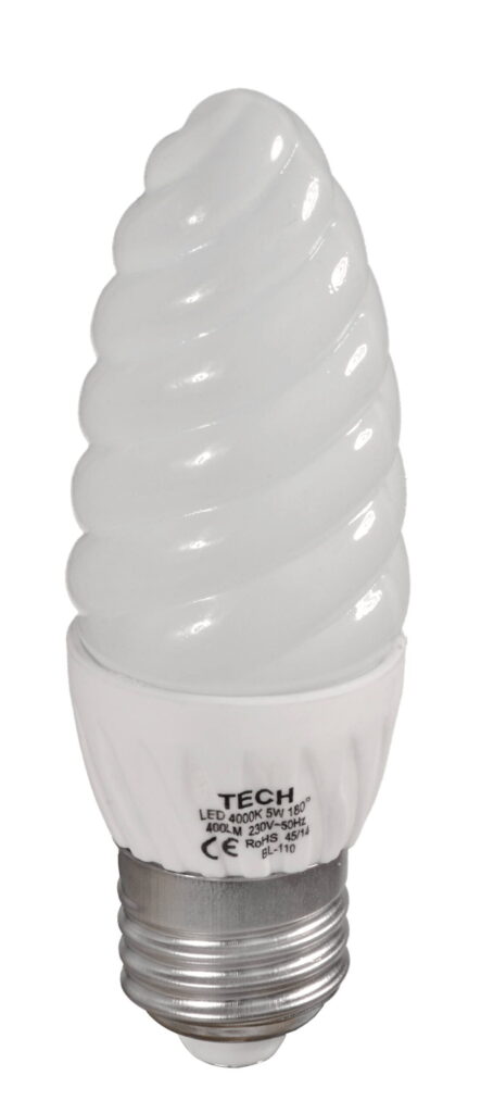 BOMBILLA LED E-27 6W. RIZADA