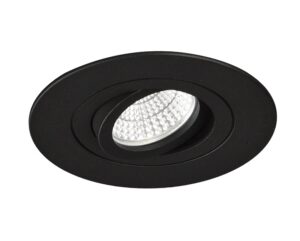 EMPOTRADO GU-10 ALUMINIO GRAN TAMAÑO NEGRO ECO-