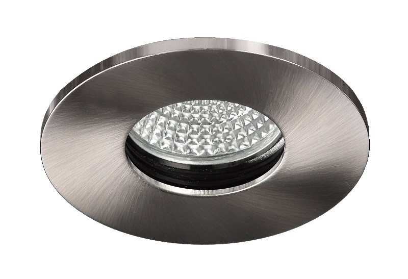 EMPOTRADO GU-10 ALUMINIO BAÑO IP NIQUEL SATINADO-