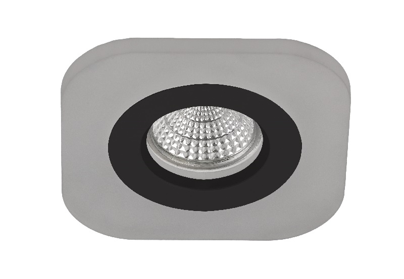 EMPOTRADO GU-10 METACRILATO NEGRO-