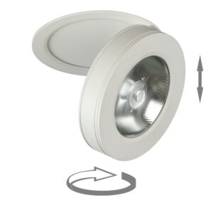 EMPOTRADO LED 10W. COB ORIENTABLE BLANCO