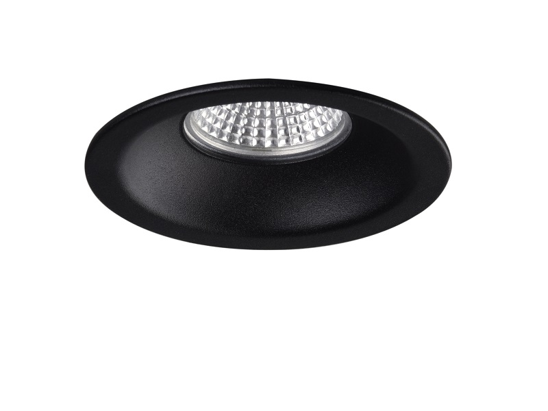 EMPOTRADO CONCAVO GU-10 NEGRO-