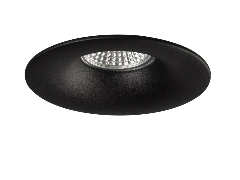 EMPOTRADO CONCAVO GU-10 NEGRO-
