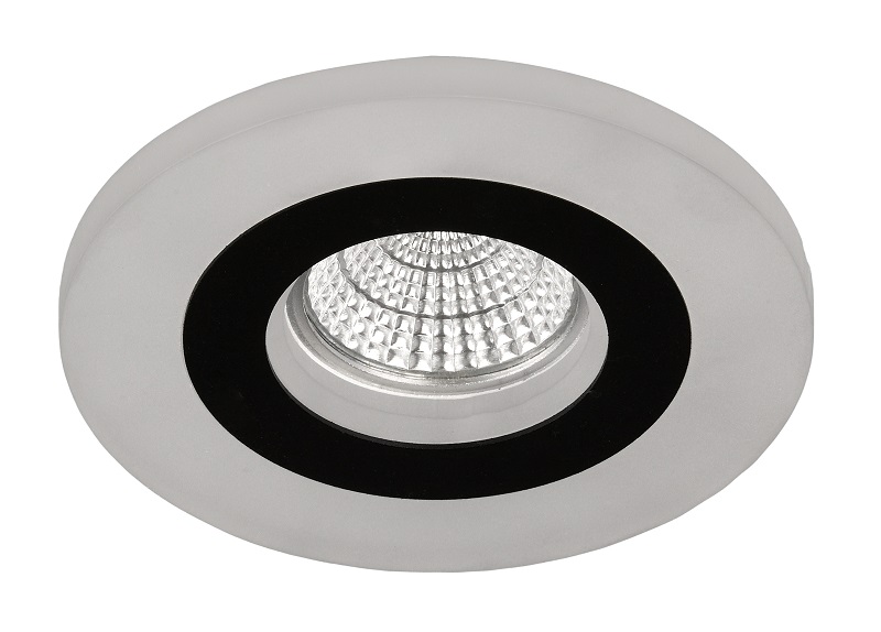 EMPOTRADO GU-10 METACRILATO NEGRO-
