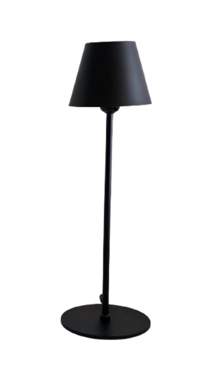 SOBREMESA METAL E-27 ALTO CONICO-
