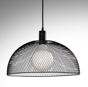 COLGANTE REJILLA E-27 NEGRO-