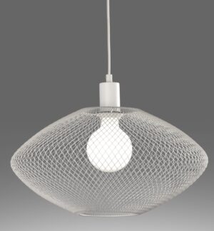 COLGANTE REJILLA E-27 BLANCO-